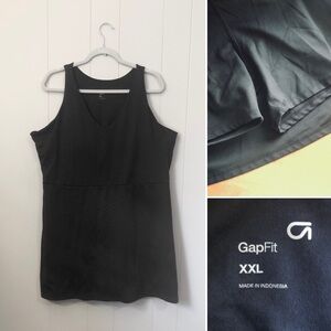 GapFit Sport Dress Skorts Athletic Exercise Performance Black Workout XXL